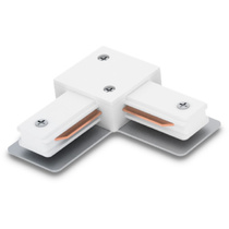 وصلة سكة حرف L لون أبيض