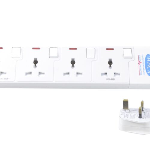 وصلة 4 فتحات مع سلك 3 متر