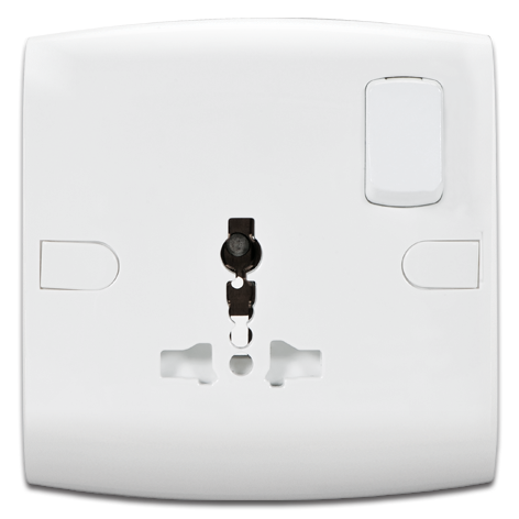 ابریز یونیفیرسال مفرد مع مفتاح 13 امبیر