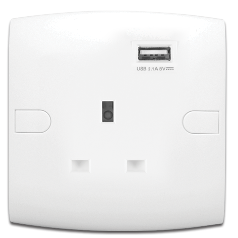 ابریز مفرد 13 امبیر مع شاحن تلفون 2.1 امبیر