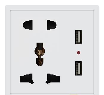 بريز يونيفيرسال 16 امبير مع ابريز شاحن USB 2.1A