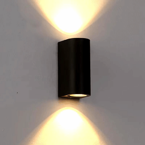 انارة جانبية خارجي لون صحراوي عدستين اسطواي (up,dawn)