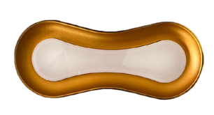 انارة جانبية خارجي عدستين اطار اسود وذهبي وجه مضاء(up,dawn)