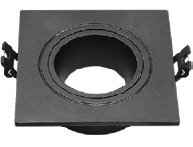 اطار سبوت بلاستيك مفرد اسود فارغ 2.9*9.3*9.3سم