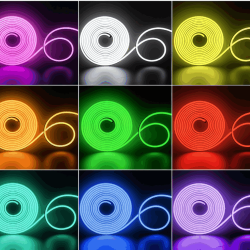 Picture حبل ليد دبل 120عدسة بنفسجي سوبر فيترو