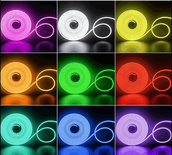 حبل ليد دبل120عدسة احمر سوبر فيترو