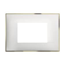 غطاء ثلاثي ابيض مع فریم CLASSIA