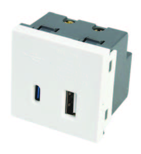 ابريز شاحن USB Type C ابيض LEMAR US 0-1