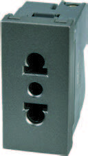 ابريز عادي 16A مع ارضي رمادي LEMAR US 0-1