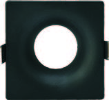 انارة انارة ليمار سبوت ترمليس مفرد مربع فارغ اسود فتح 7.5cm