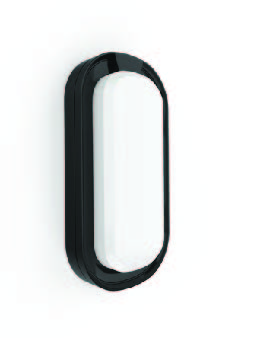 جلوب ليد مطري بيضاوي 6500K-3000k  20W    إطار اسود (15*26)