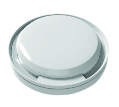 جلوب ليد مطري دائري 6500K  24W    إطار أبيض  (28cm)