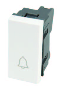 كبسة جرس مع عادي  ابيض LEMAR US 0-1