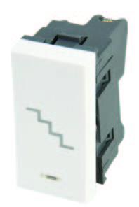 كبسة درج مع لمبة اشارة  ابيض LEMAR US 0-1