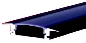 ألمنيوم بروفايل غاطس مقاس 41*10 مم فتحة30 مم (3m)  اسود