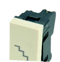 كبسة درج مع لمبة اشارة عاجي LEMAR