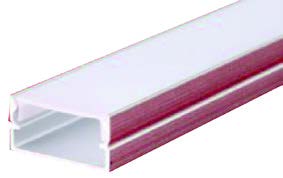 ألمنيوم بروفايل ظاهر عرض 20*10 مم (3m)