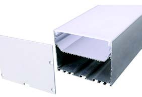 ألمنيوم بروفايل ظاهر عرض 100*75 مم (3m)