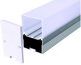 ألمنيوم بروفايل ظاهر عرض 40*60 مم (3m)