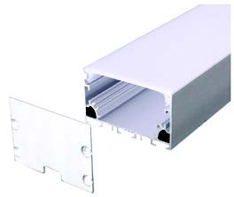 ألمنيوم بروفايل ظاهر عرض 55*35 مم (3m)