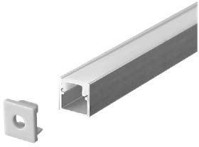 ألمنيوم بروفايل ظاهر عرض 24*20 مم (3m)