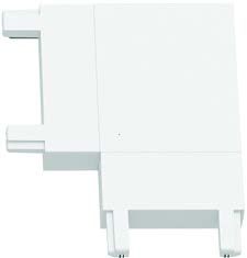 معارض 14-4 وصلة ماجنتيك رفيع زاوية لون ابيض