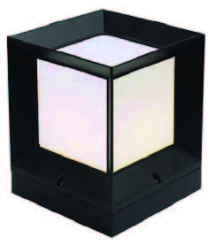 معارض 14-4 فانوس سورخارجي فارغ اسود 15*15 - 01