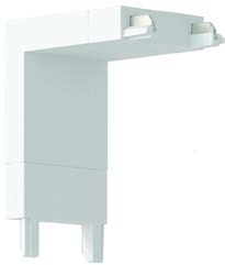 معارض 14-4 وصلة ماجنتيك رفيع عامودية لون ابيض