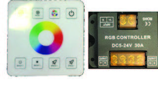 ريموت حبل انارة RGB+CCT 24V COB كونترول4خطوط