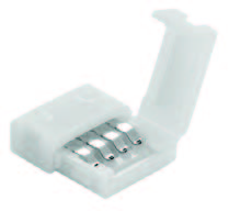 وصلة حبل إنارة وسطية مستقيمة 12v  10mm