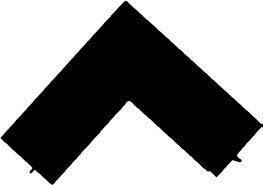 معارض 14-4 وصلة ماجنتيك رفيع داخلية زاوية لون أسود