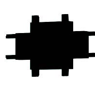 معارض 14-4 وصلة ماجنتيك رفيع + لون أسود