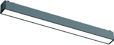 معارض 14-4 وحدة إنارة خطية ماجنتيك رفيع لون أسود 10W 4000K-3000K