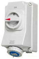 فيش صناعي  1فاز 3بن مع ايزوليتر  63A