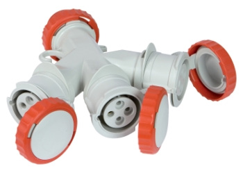 مثلث صناعي 4 بن  IP67 16A