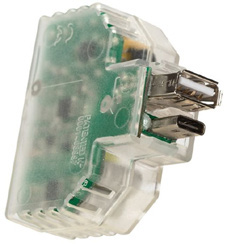 بريز شاحن USB (A+C) 2.4A