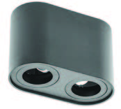 A PLUS PRI346T 1.2 سبوت بيضوي خارجي دبل GU10 فريم