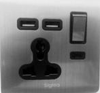 ابريز يونيفيرسل مع دبل USB معدن صد الصدء