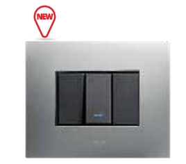 غطاء امامي فضي فولاذي مصقول