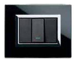 غطاء امامي اسود مطلق لامع