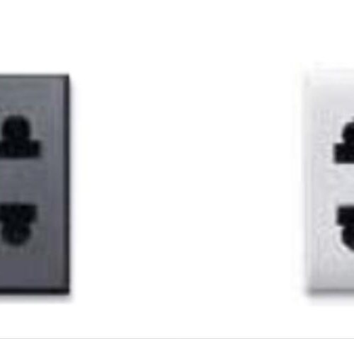 2P 16A 250V ~مقبس أوروبي أمريكي ,محمي , وحدة 1