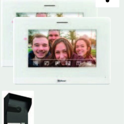 طقم شقتین بشاشة 7 انش ملون بذاكرة ھاند فري مع اكسسز + 2G سول بمدالیة قابل لاضافة میموري لتخزین الصور + فیدیو للزائر WIFI 