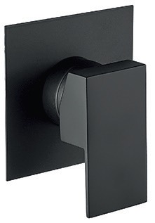 خلاط دوش مخفي مخرج واحد أسود