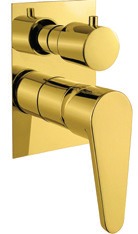 خلاط دوش انكستري 3 مخارج ذهبي