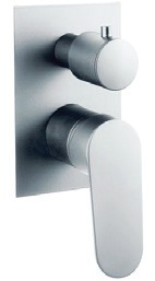 خلاط دوش انكستري 3 مخارج كروم مع محول