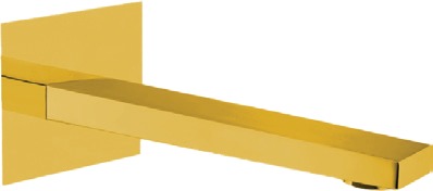 قصبة حائط لخلاطات مغسلة ذهبي