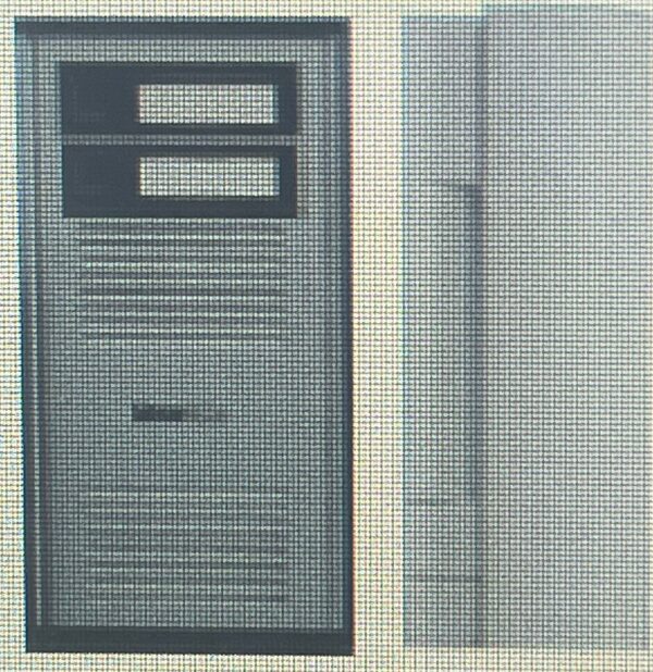 2  شقة BITRON ايطالي وحدة الباب ظاهرة (محول 12 فولت)